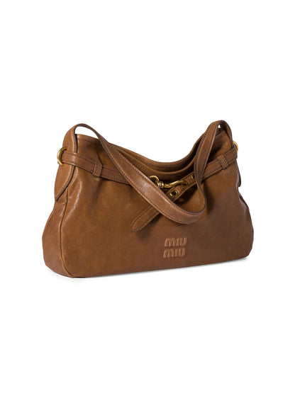 Miu Miu Aventure Nappa Leather Shoulder Bag