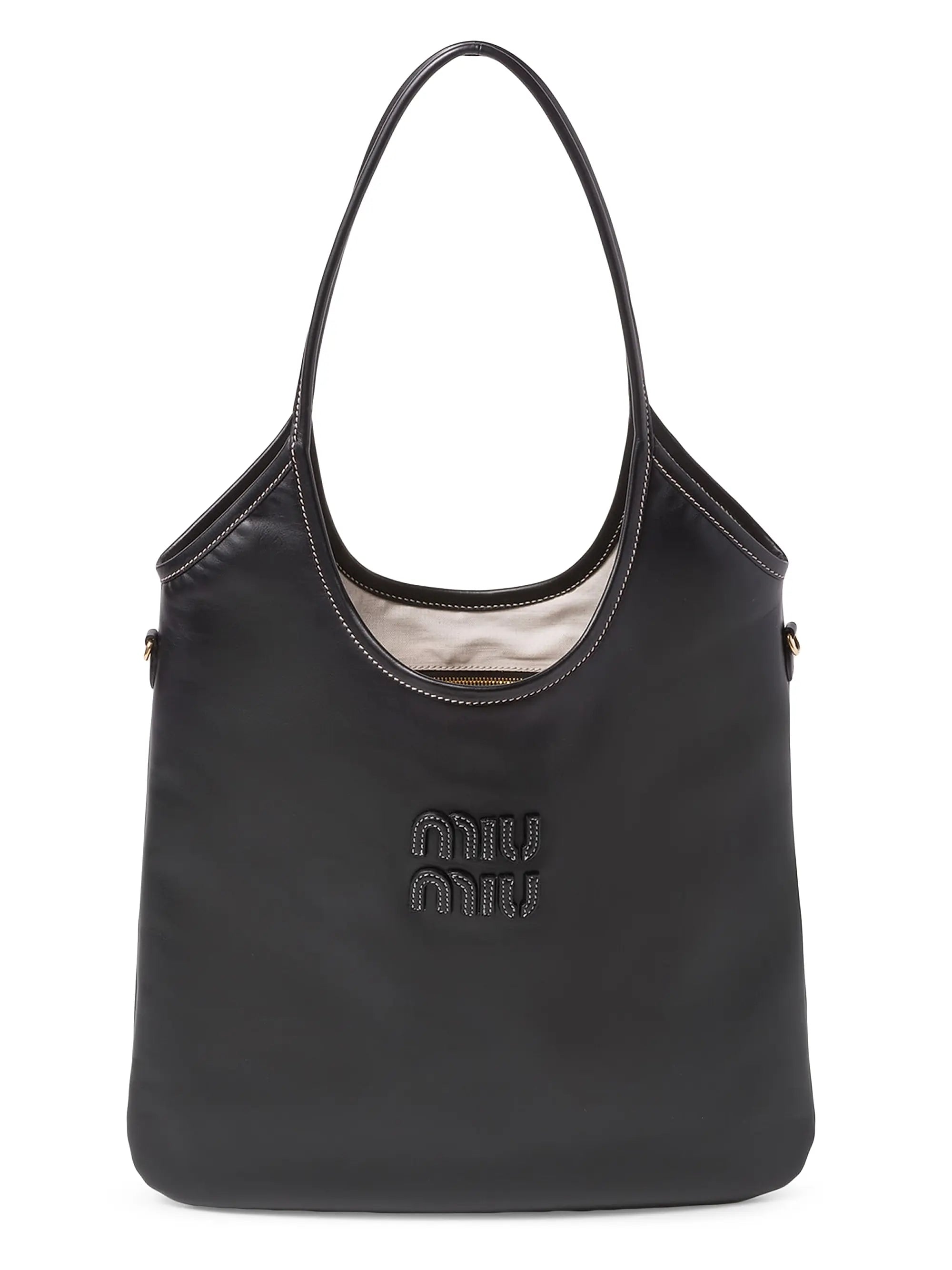 Miu Miu Ivy Leather Shoulder Bag