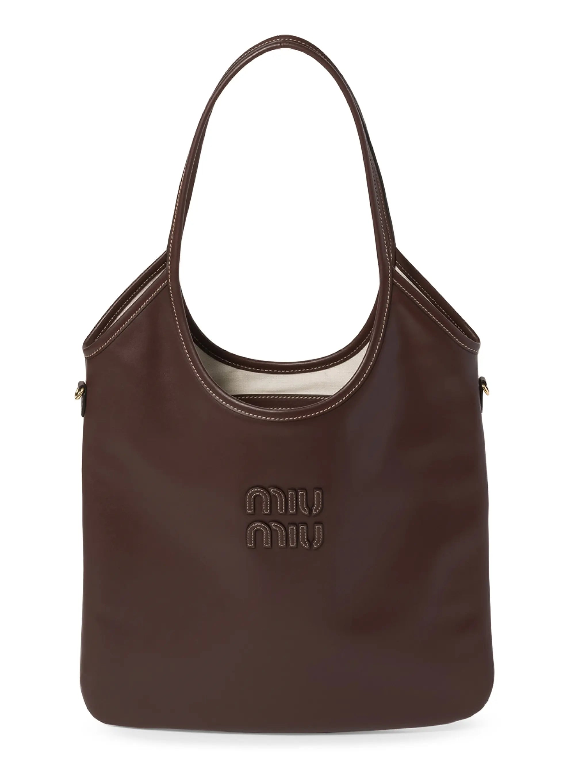 Miu Miu Ivy Leather Shoulder Bag