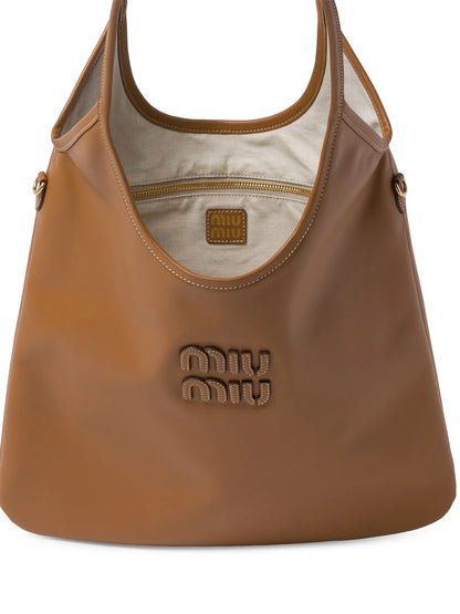 Miu Miu Ivy Leather Shoulder Bag