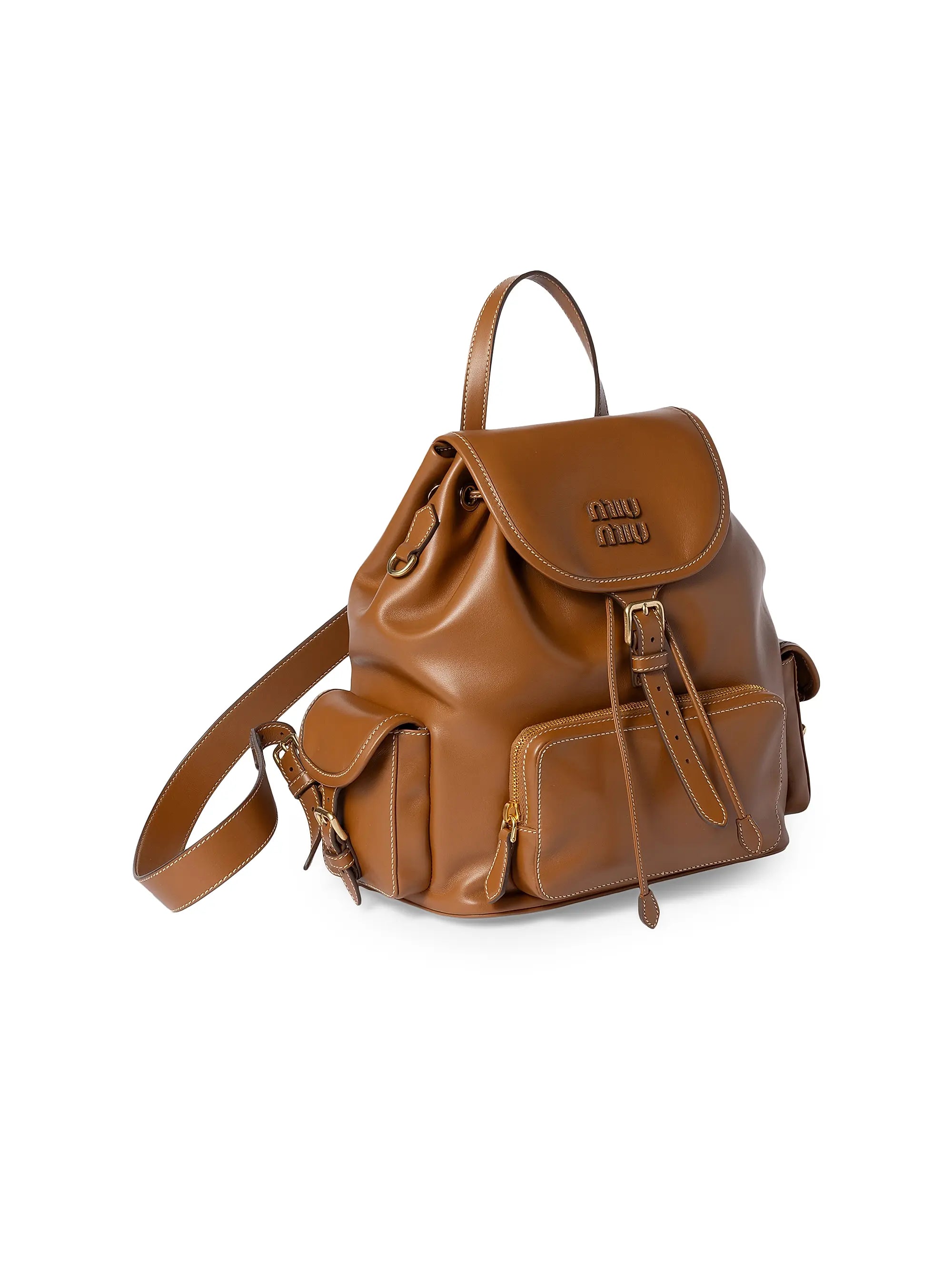 Miu Miu Leather Backpack