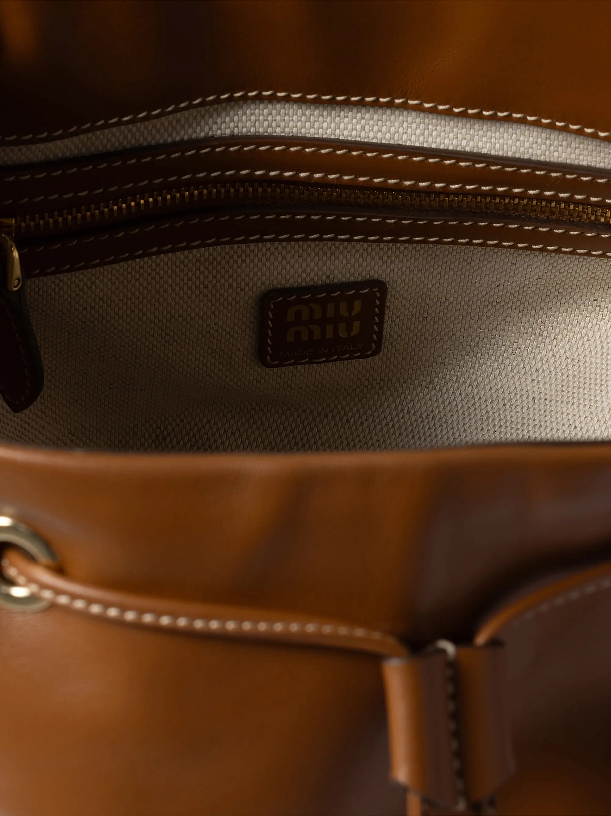 Miu Miu Leather Backpack