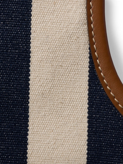 Miu Miu Ivy Canvas and Leather Tote Bag