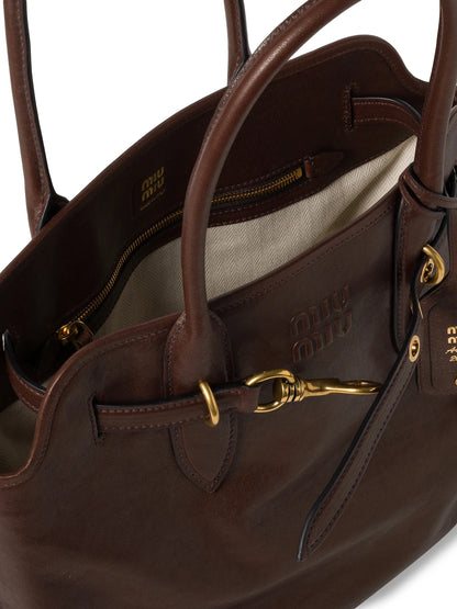 Miu Miu Aventure Nappa Leather Shoulder Bag
