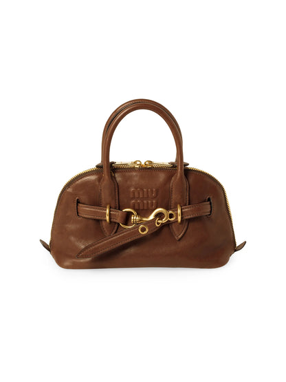 Miu Miu Aventure Nappa Leather Top-Handle Bag