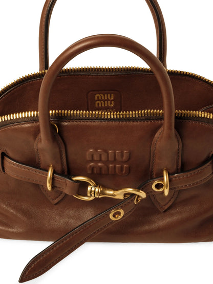 Miu Miu Aventure Nappa Leather Top-Handle Bag
