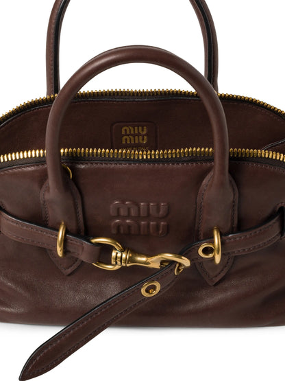 Miu Miu Aventure Nappa Leather Top-Handle Bag