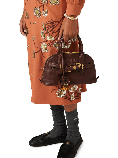 Miu Miu Aventure Nappa Leather Top-Handle Bag