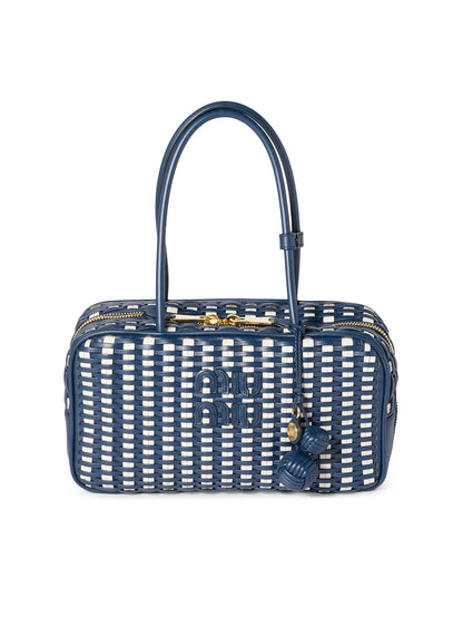 Miu Miu Beau Leather Top Handle Bag