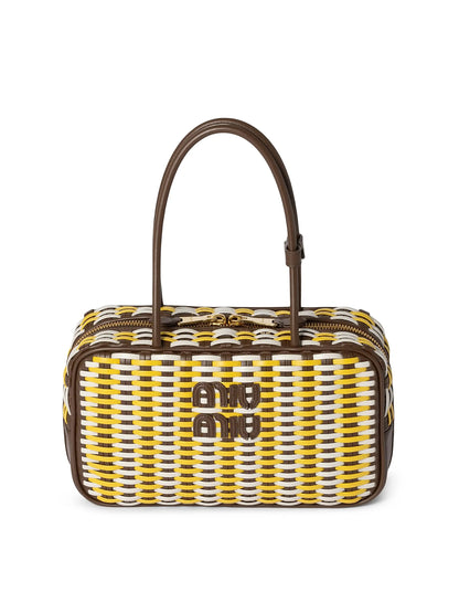 Miu Miu Beau Leather Top Handle Bag