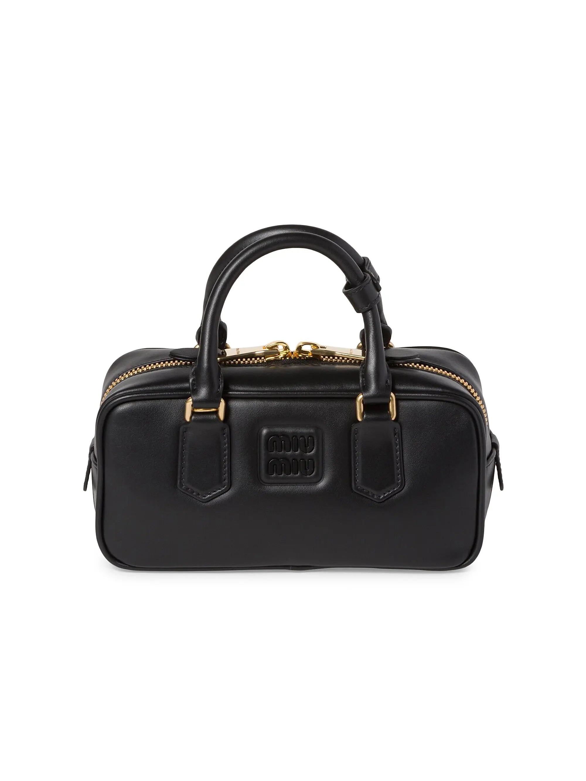 Miu Miu Arcadie Leather Top Handle Bag