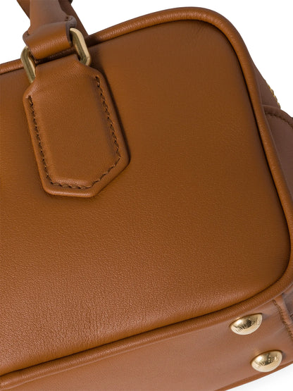 Miu Miu Arcadie Leather Top Handle Bag