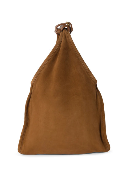 Miu Miu Suede Top Handle Bag with Trick