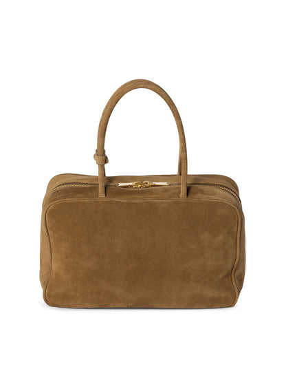 Miu Miu Suede Beau Top Handle Bag