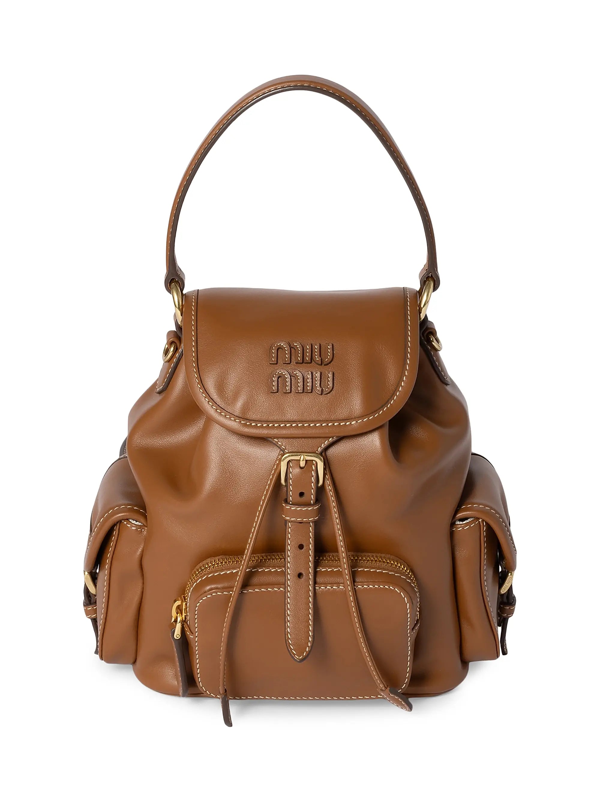 Miu Miu Leather Backpack