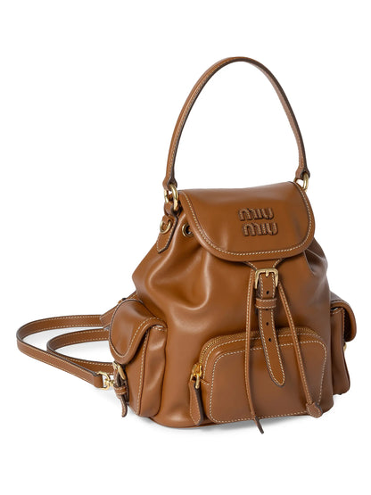Miu Miu Leather Backpack
