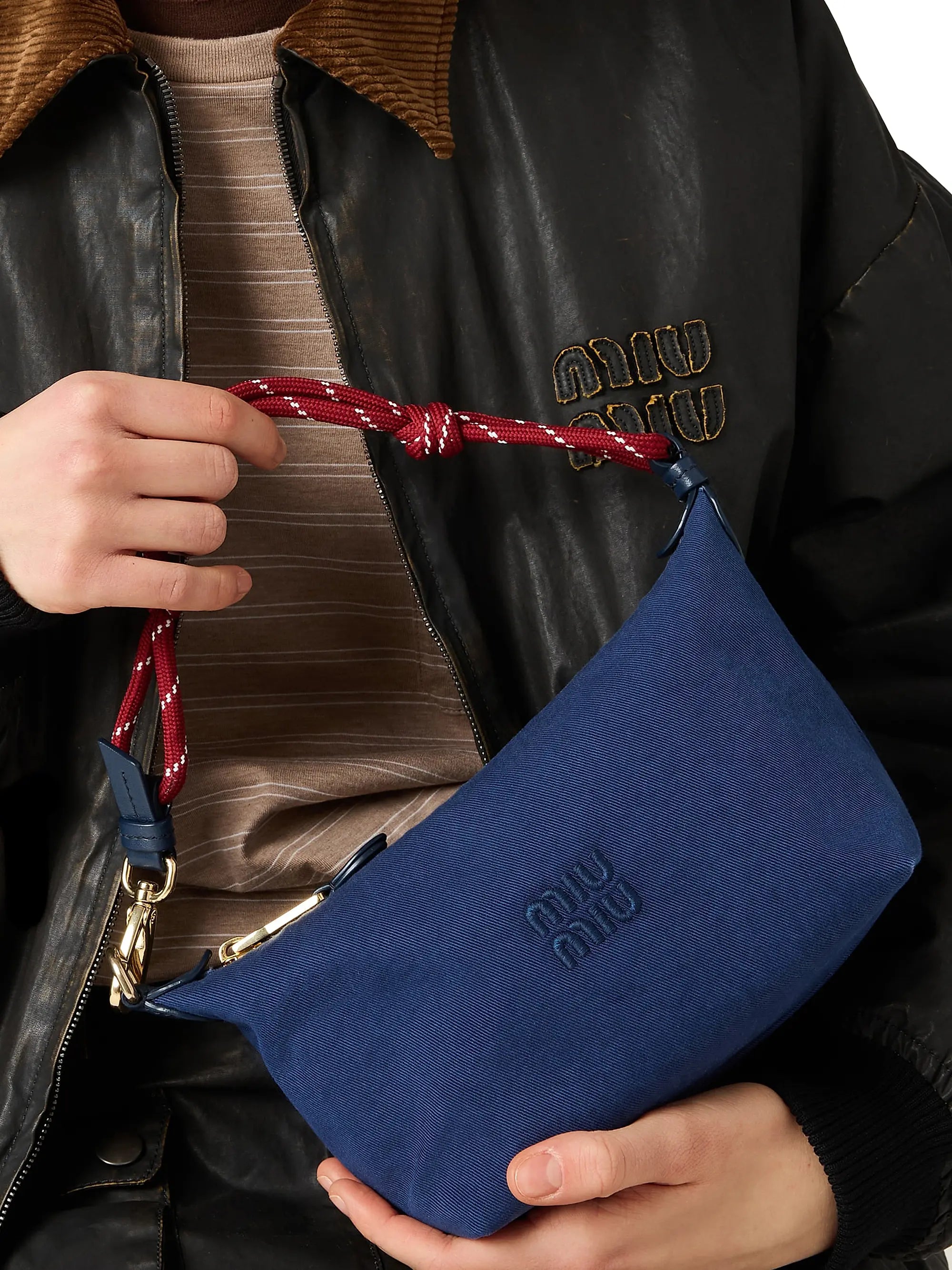 Miu Miu Gabardine Pouch