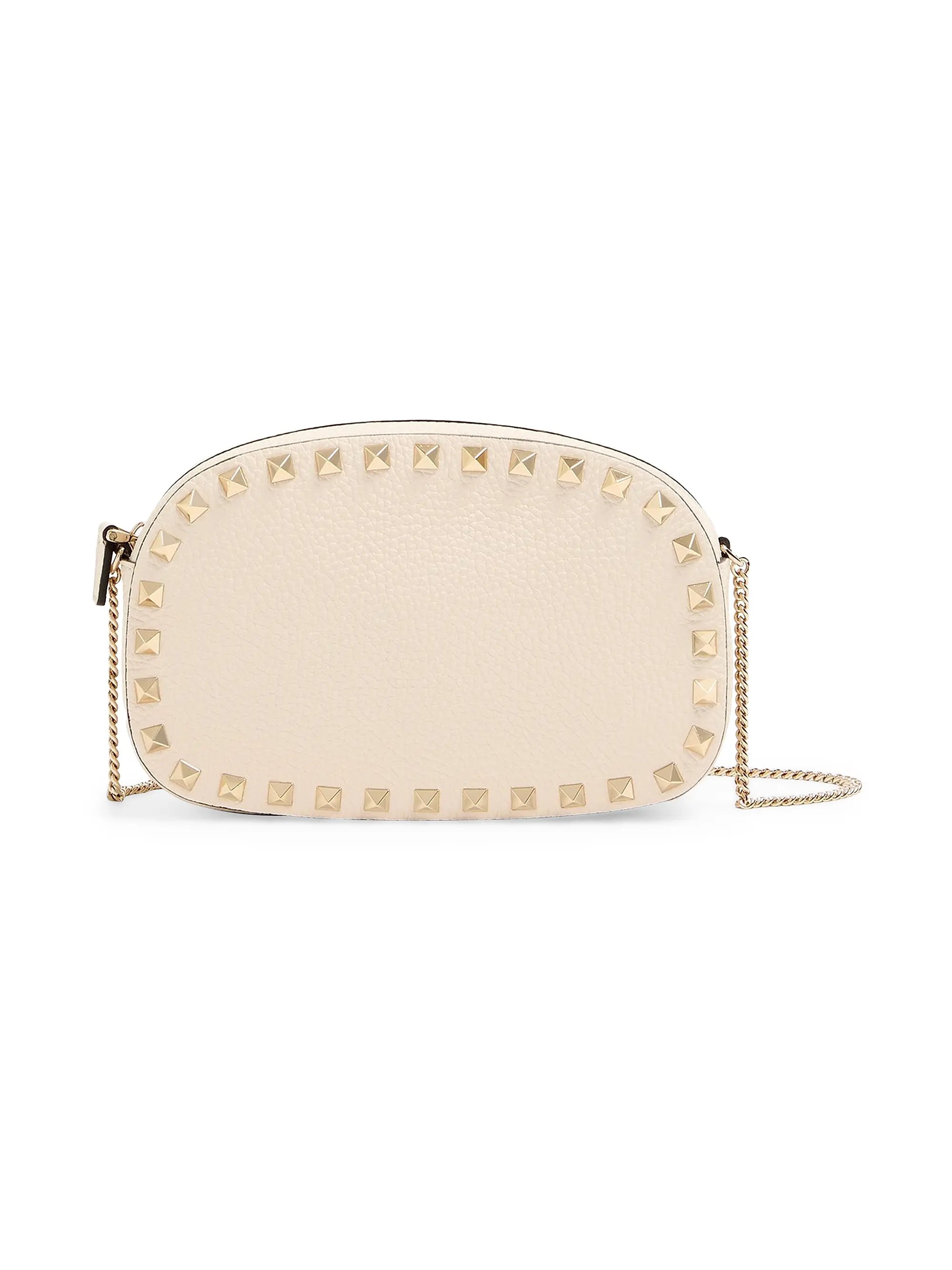 Valentino Garavani Mini Rockstud Crossbody Bag in Grainy Calfskin