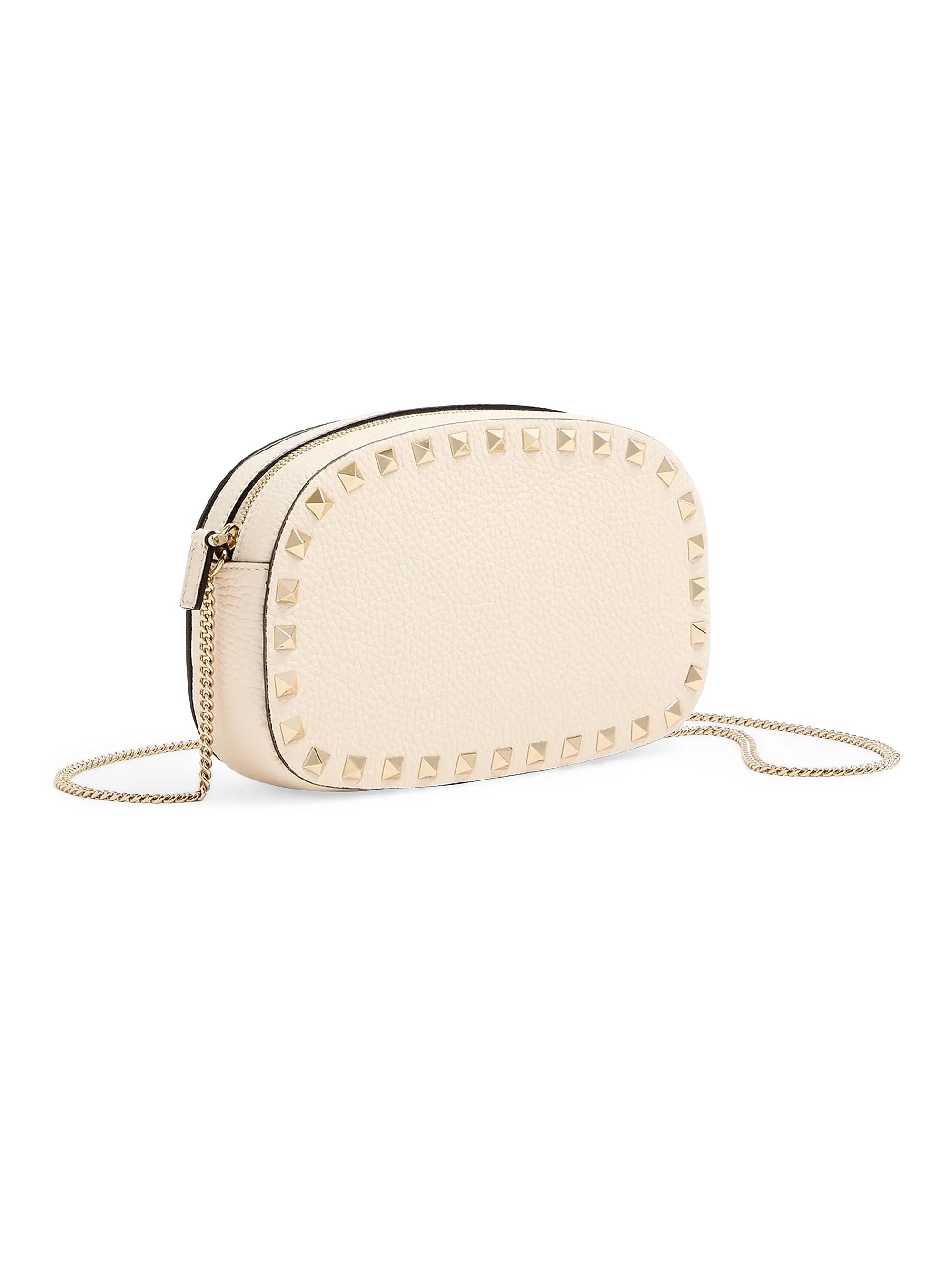 Valentino Garavani Mini Rockstud Crossbody Bag in Grainy Calfskin