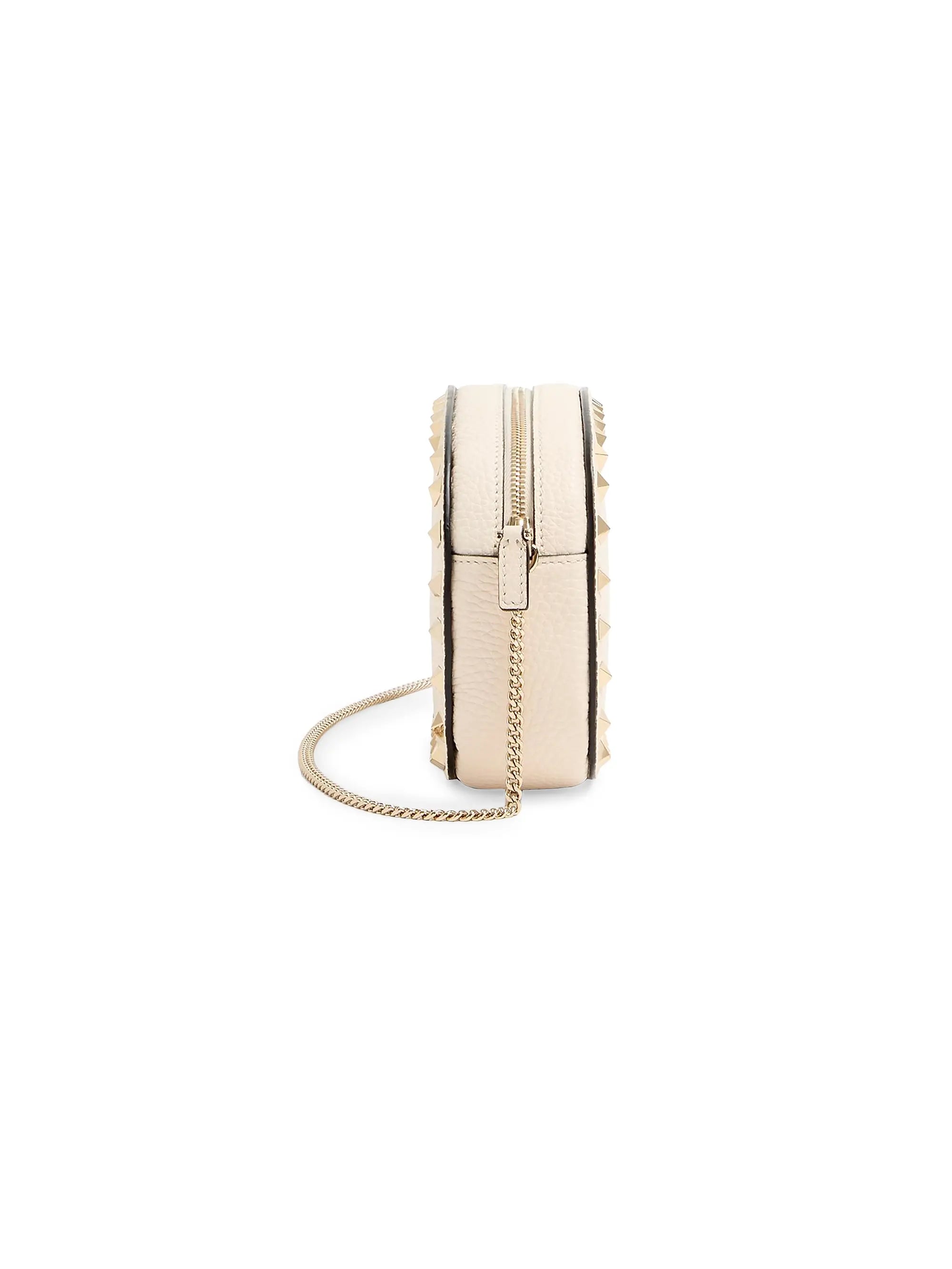 Valentino Garavani Mini Rockstud Crossbody Bag in Grainy Calfskin