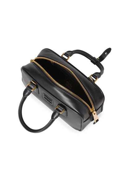 Miu Miu Arcadie Leather Top Handle Bag