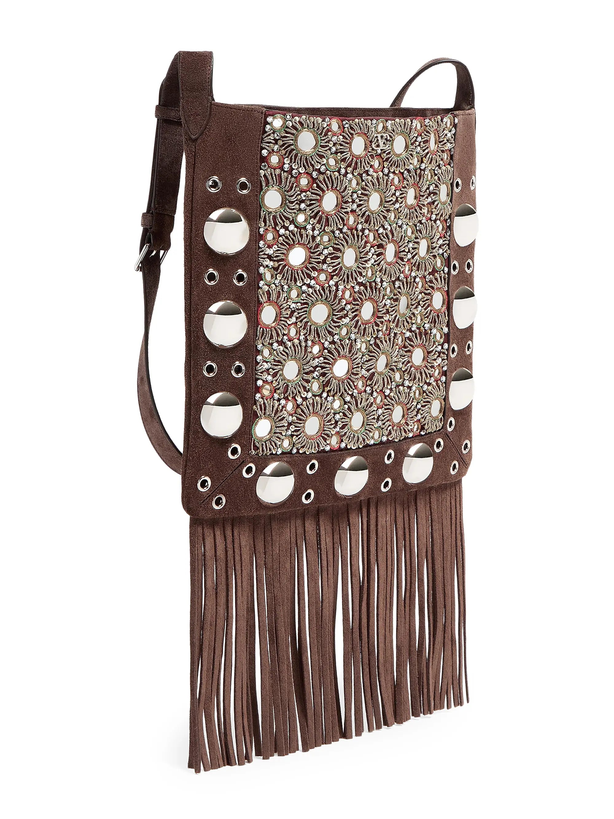 Valentino Garavani Nellcote Embroidered Crossbody Bag