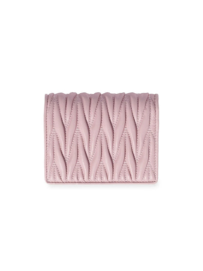 Miu Miu Small Matelassé Nappa Leather Wallet