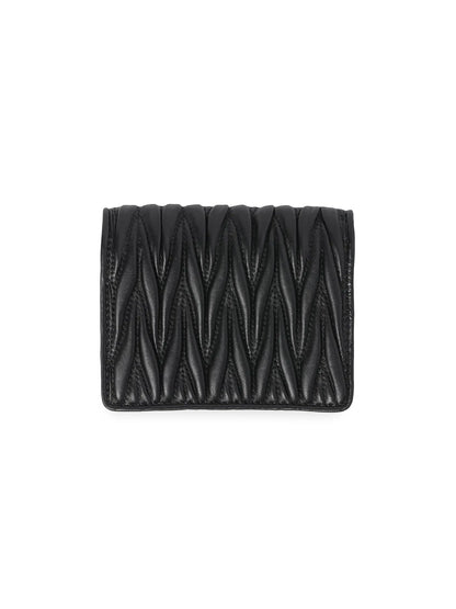 Miu Miu Small Matelassé Nappa Leather Wallet
