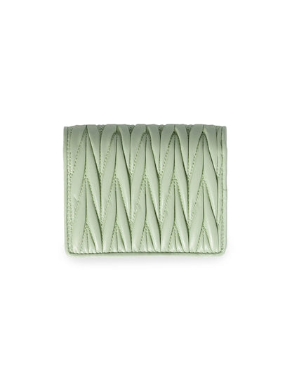 Miu Miu Small Matelassé Nappa Leather Wallet