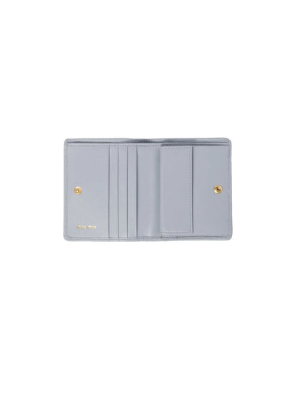 Miu Miu Small Matelassé Nappa Leather Wallet