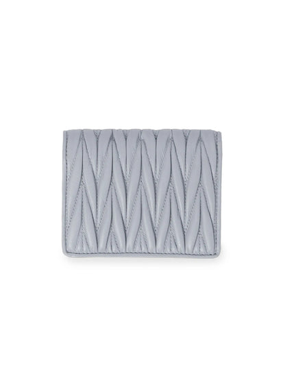 Miu Miu Small Matelassé Nappa Leather Wallet