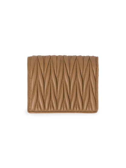 Miu Miu Small Matelassé Nappa Leather Wallet