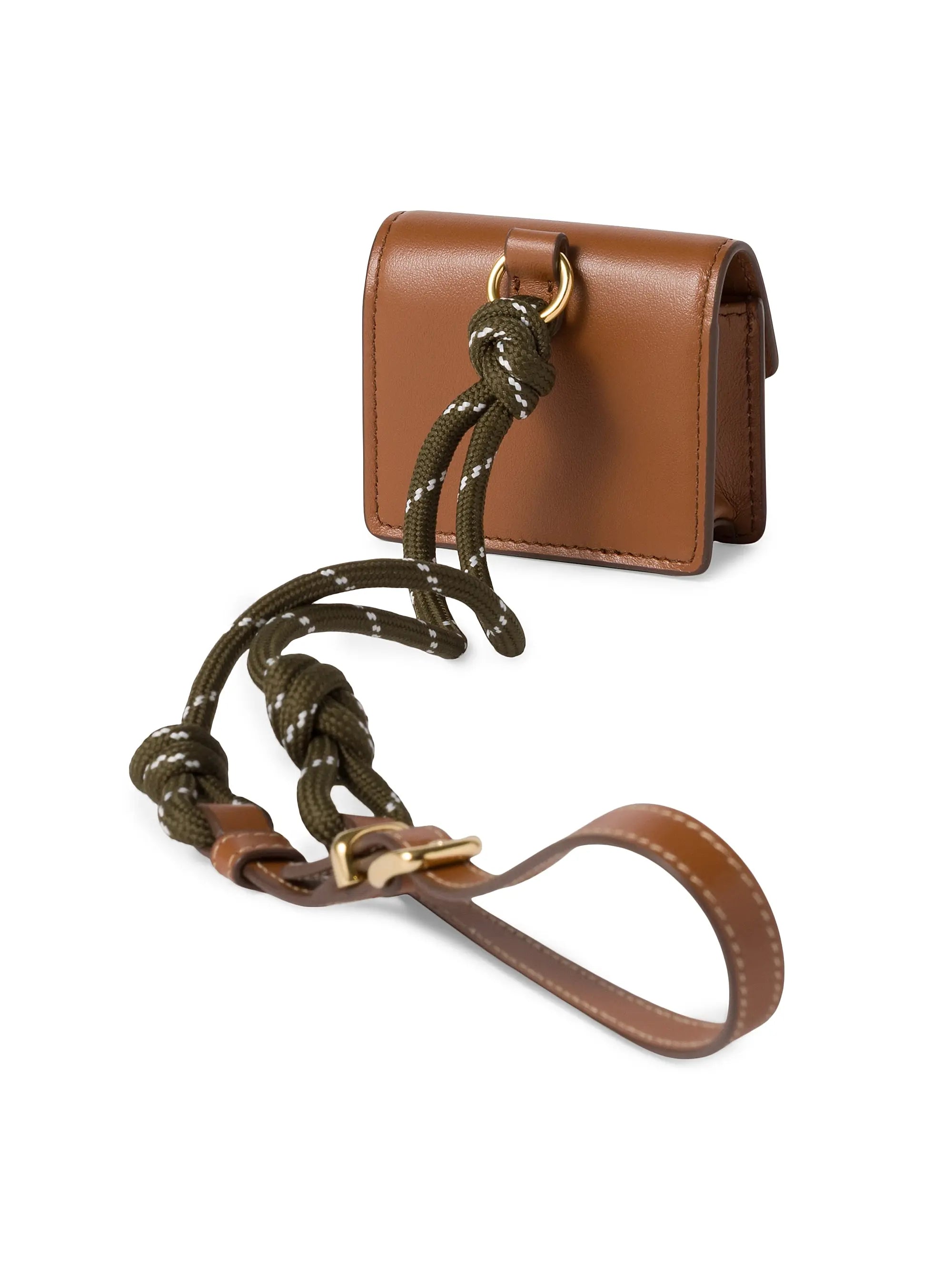 Miu Miu Leather And Cord Trick Bag Accessory