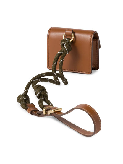 Miu Miu Leather And Cord Trick Bag Accessory