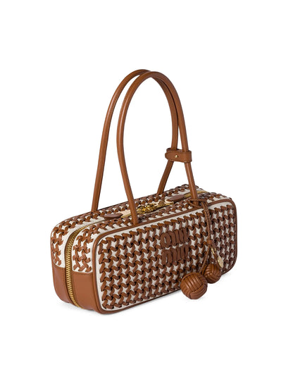 Miu Miu Beau Leather Top Handle Bag