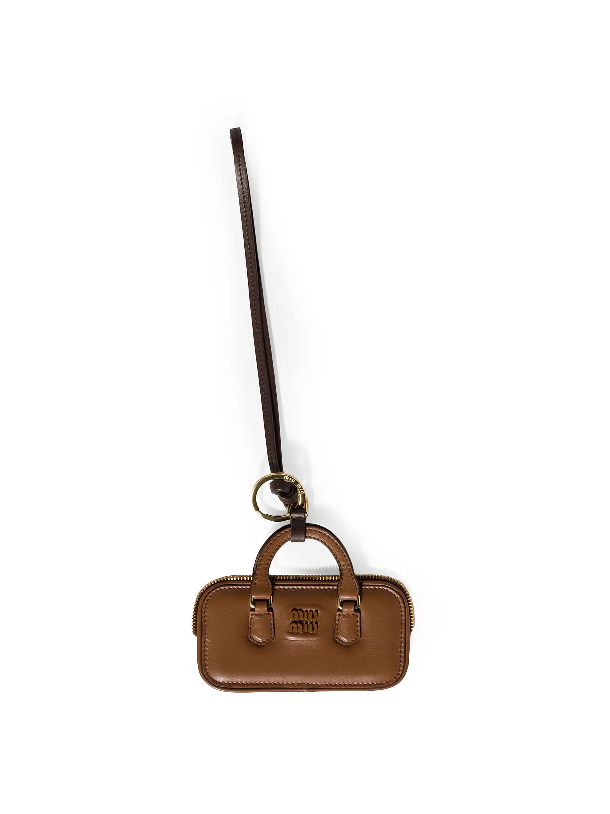 Miu Miu Arcadie Leather Trick Bag Accessory