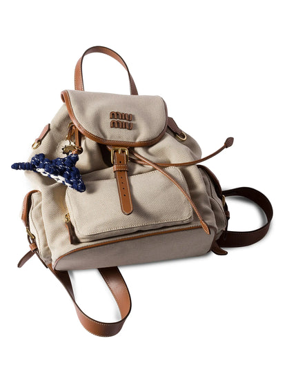 Miu Miu Cord and Leather Trick Bag Accessory