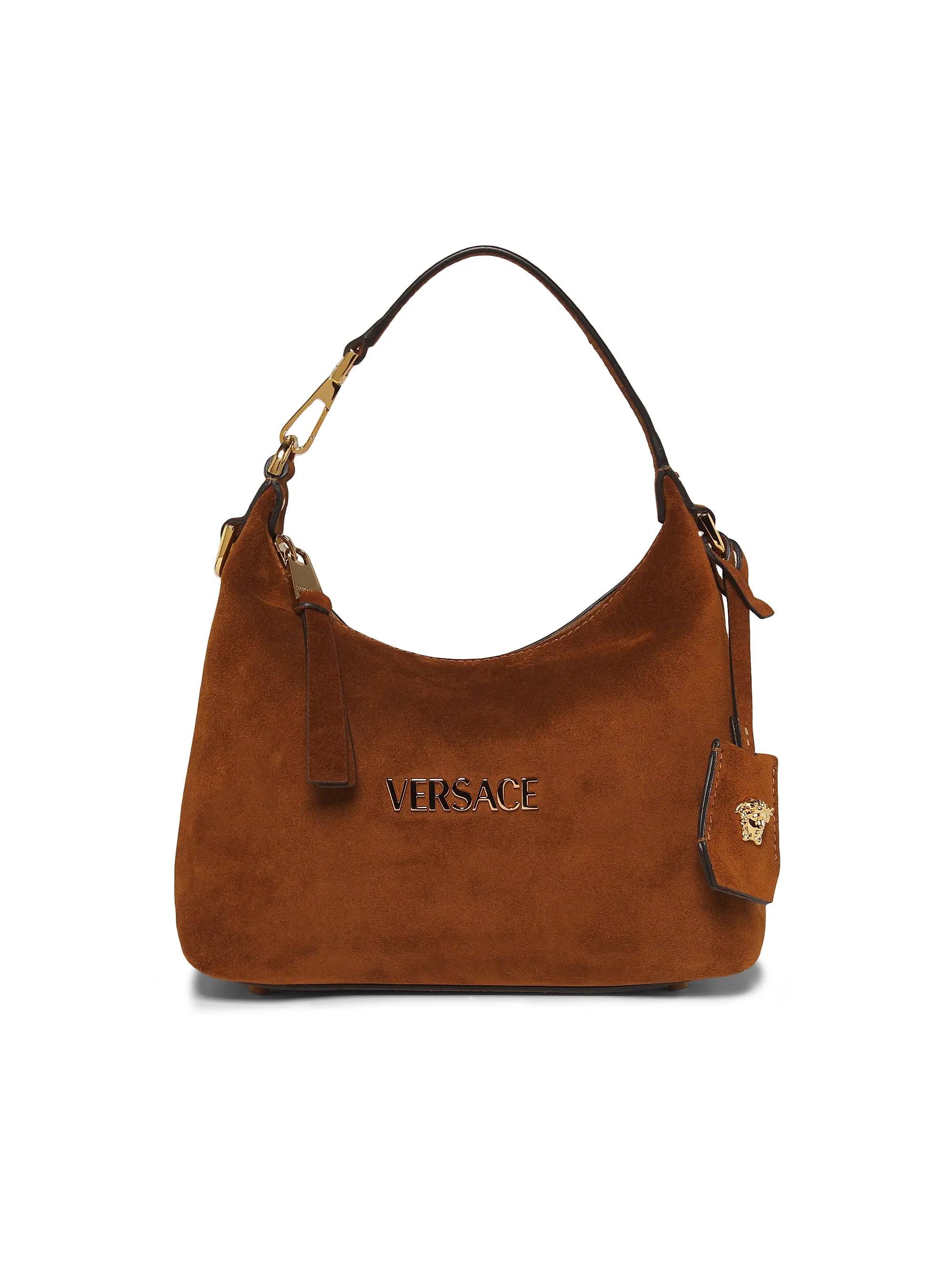 Versace Suede Hobo Bag