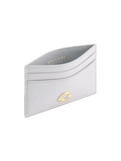 BVLGARI Logo Leather Card Holder