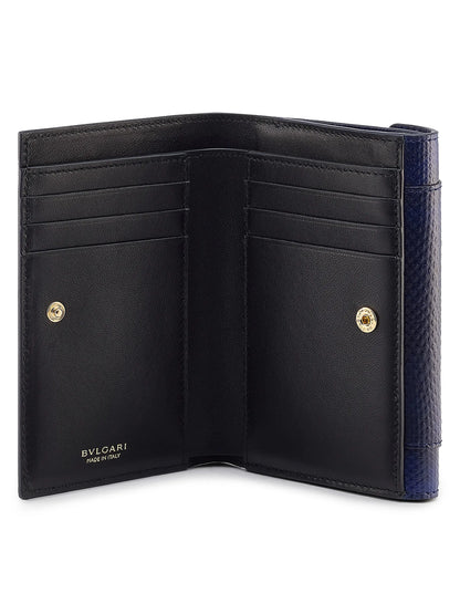 BVLGARI Serpenti Forever Embossed Leather Pochette