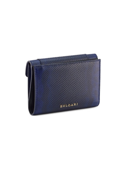 BVLGARI Serpenti Forever Embossed Leather Pochette