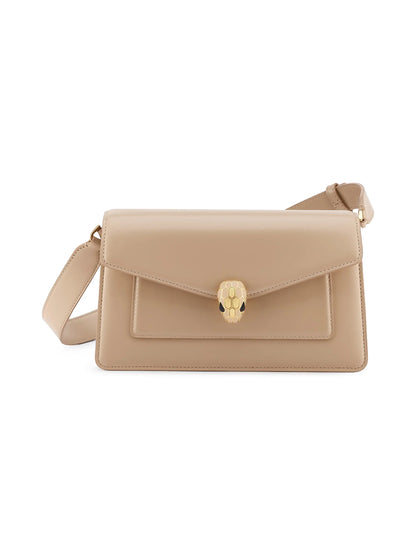 BVLGARI Serpenti Forever Leather Shoulder Bag