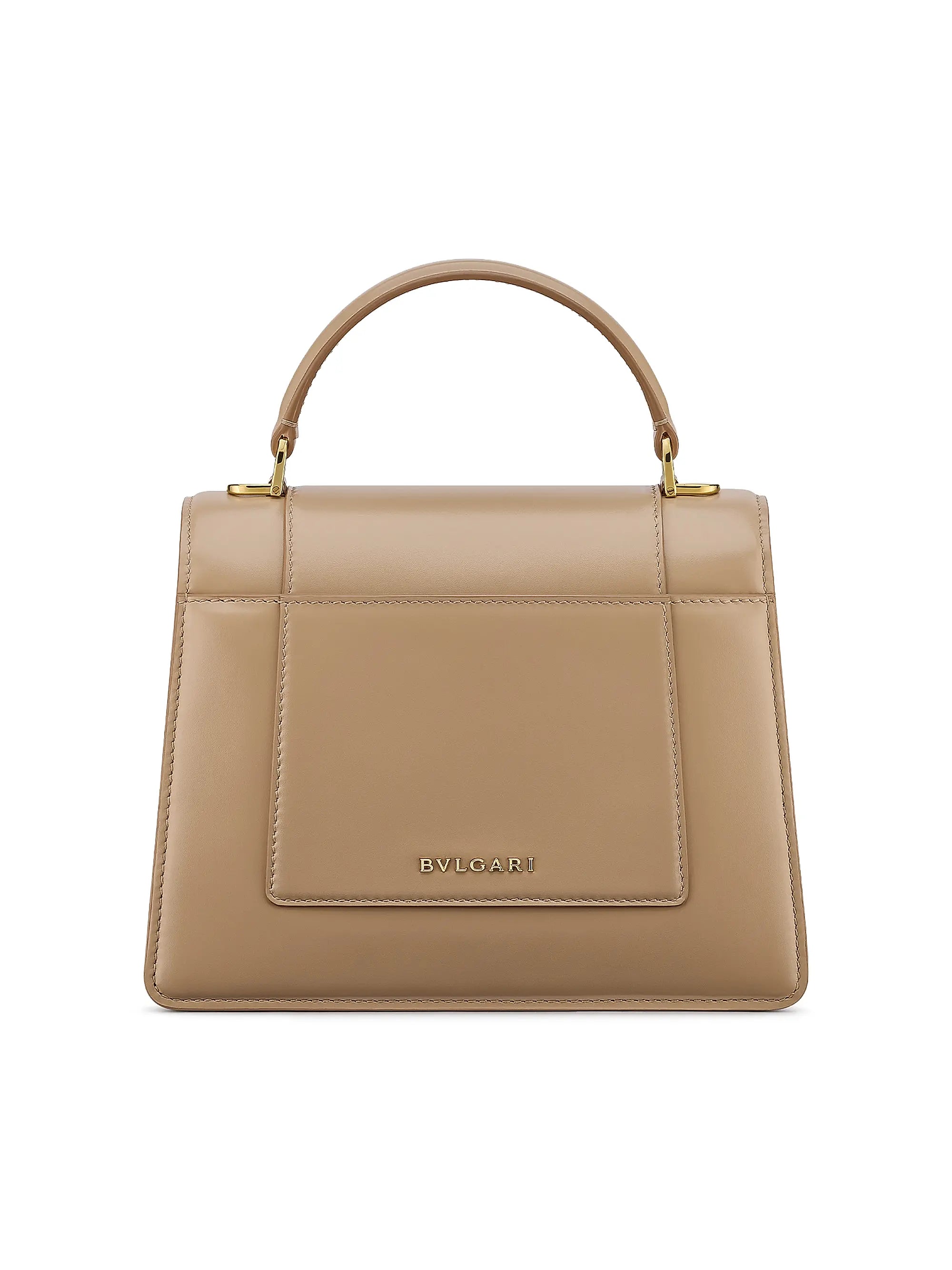 BVLGARI Serpenti Forever Leather Top Handle Bag