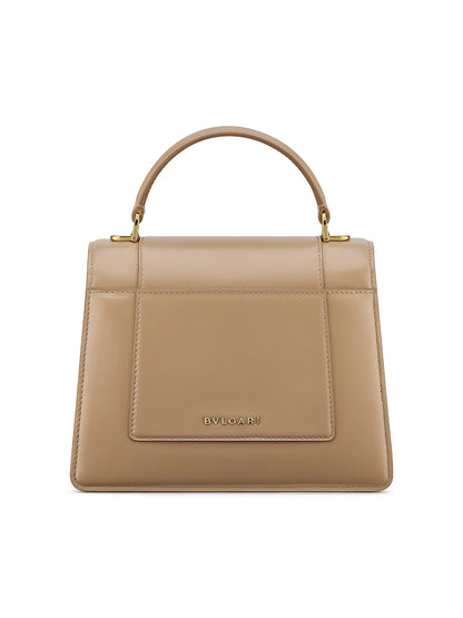 BVLGARI Serpenti Forever Leather Top Handle Bag