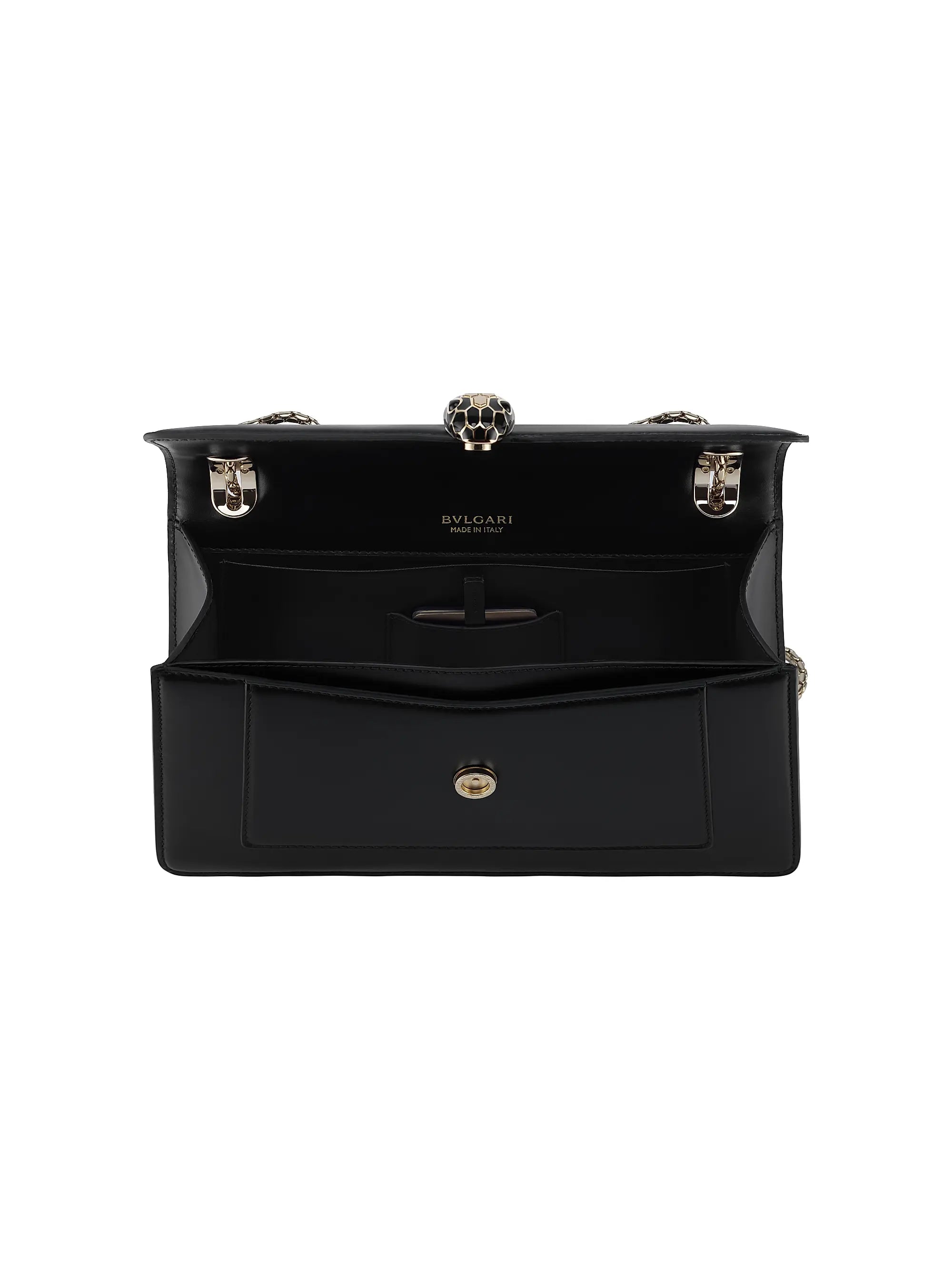 BVLGARI Serpenti Forever Leather Shoulder Bag