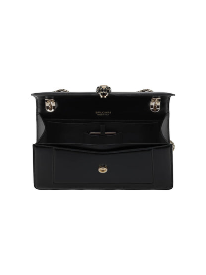 BVLGARI Serpenti Forever Leather Shoulder Bag