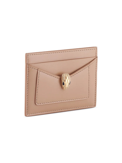 BVLGARI Serpenti Forever Leather Card Holder