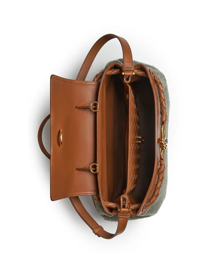 Bottega Veneta Medium Two-Tone Top Handle Bag