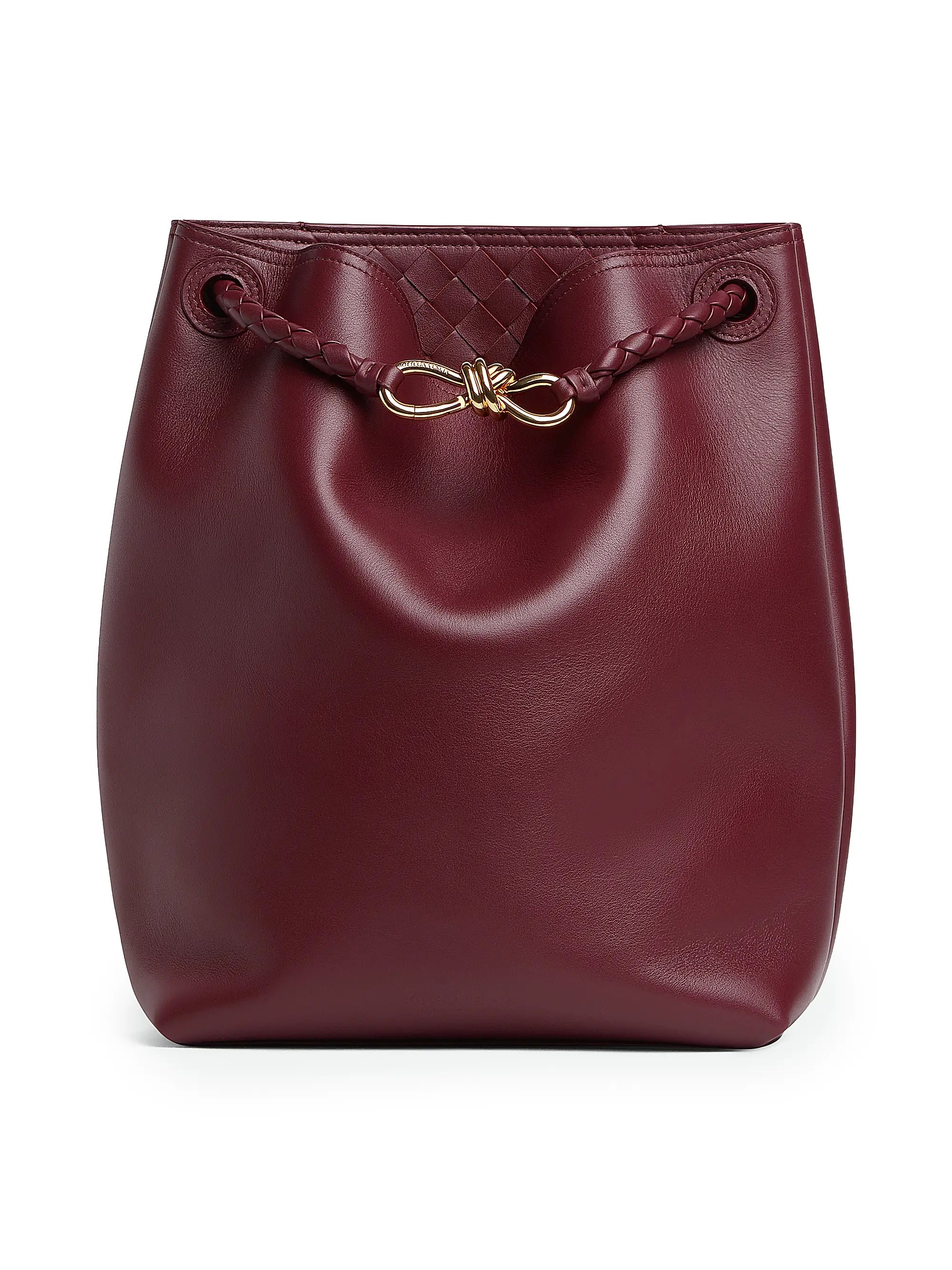 Bottega Veneta Borsa Leather Bucket Bag