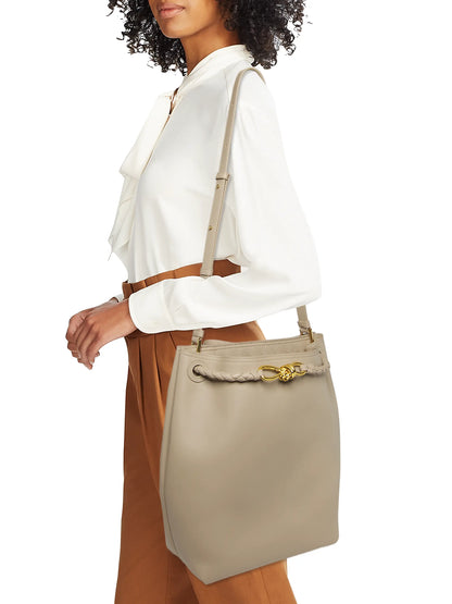 Bottega Veneta Borsa Leather Bucket Bag